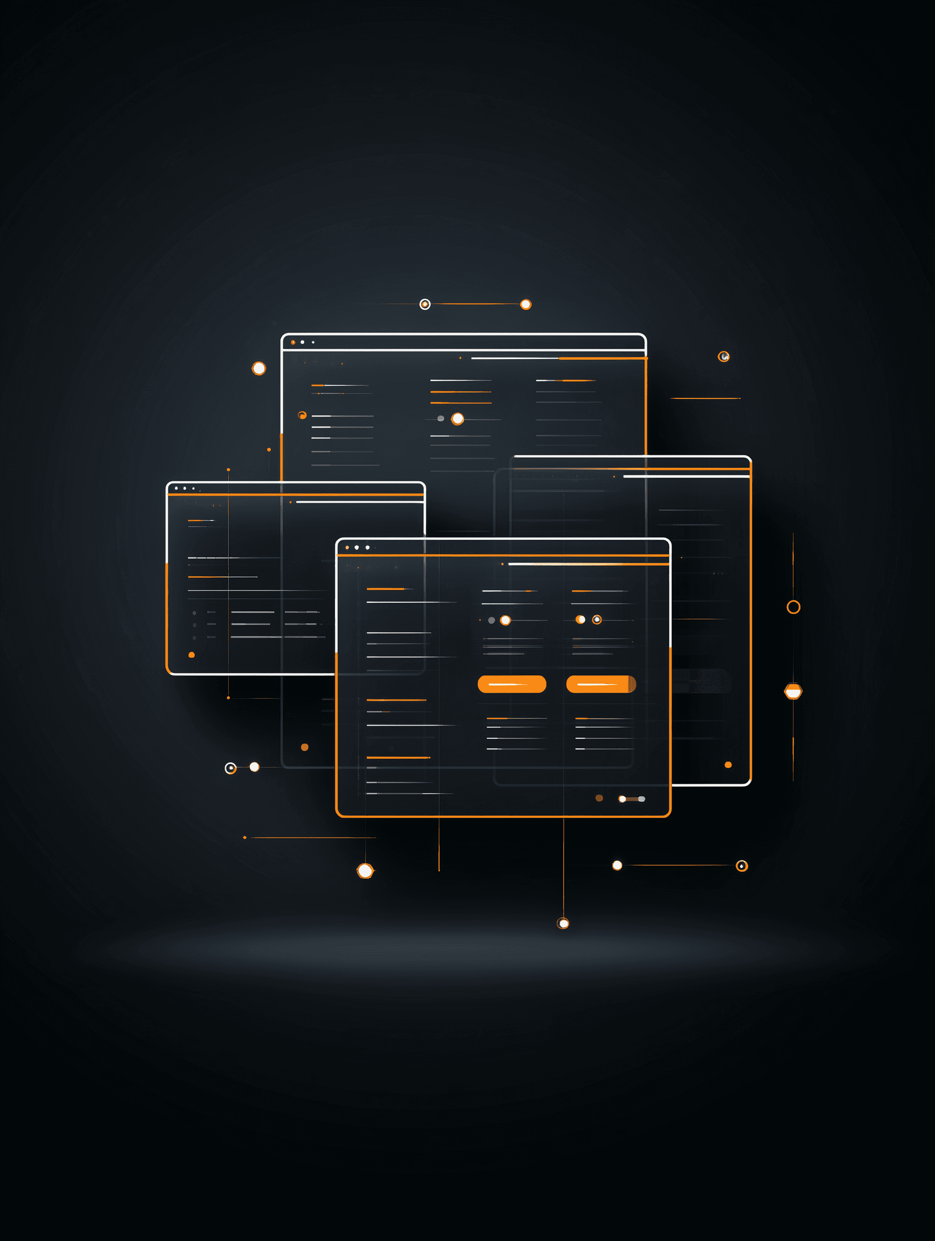 Website browser windows preview